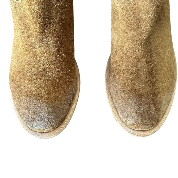 Bronx Ky-rie slouchy western Cowgirl boots in chestnut brown suede Size 10 - Picture 8 of 10